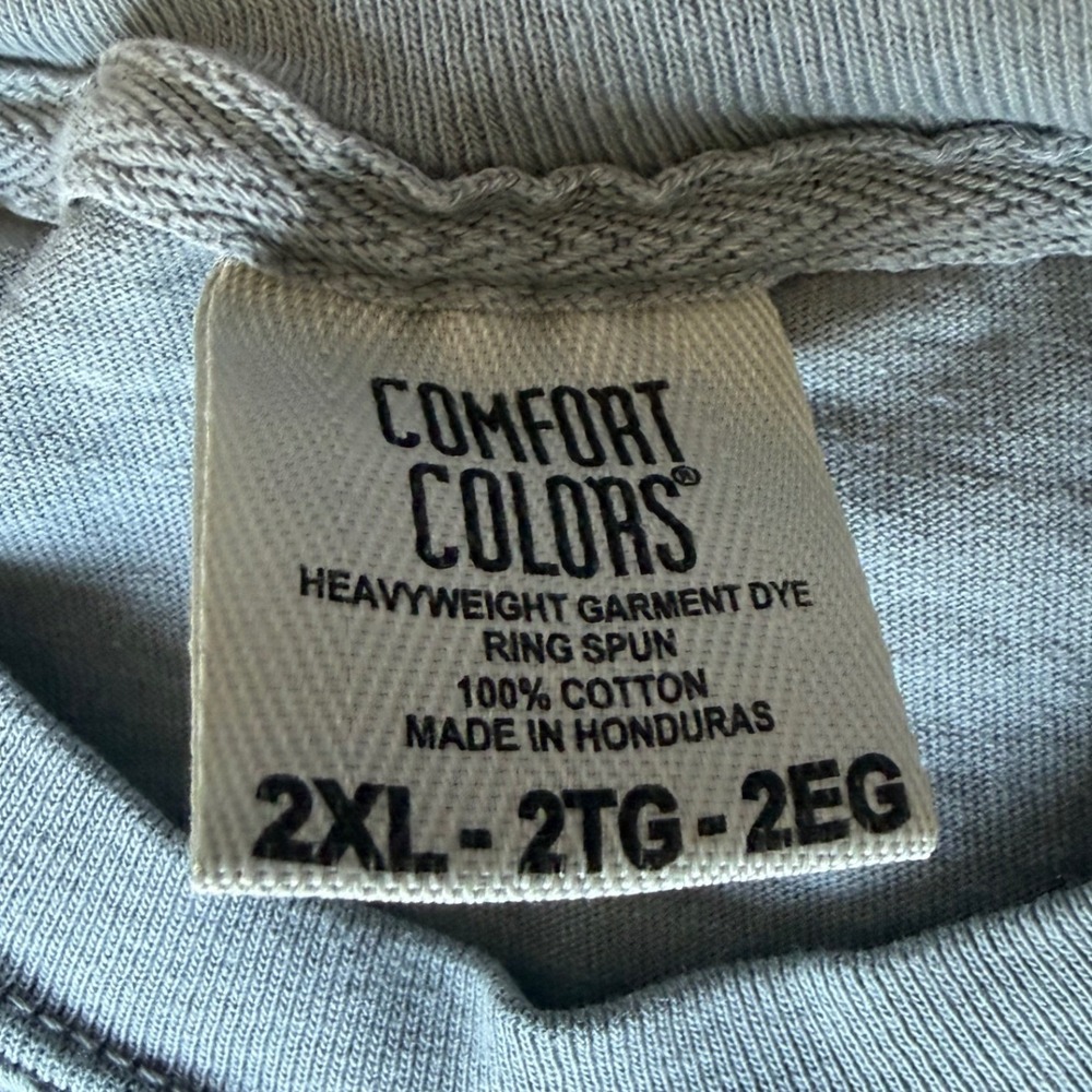 Comfort Colors Texas A&M University T-Shirt Mens 2XL Grey Pocket Tee 12th Man - Picture 6 of 9